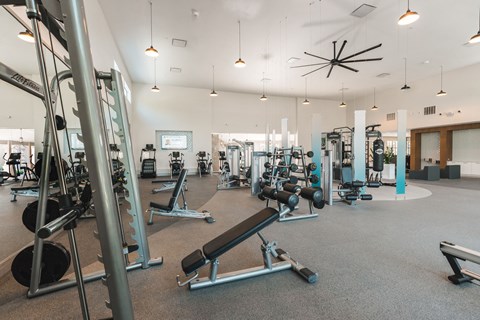Fitness center at Monterey Ranch, Austin, TX, 78749